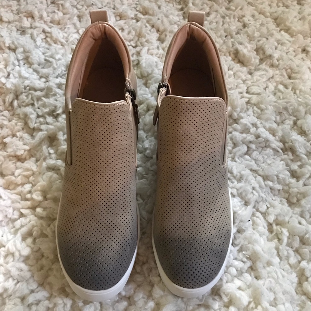 Cute Casual Wedge Sneakers